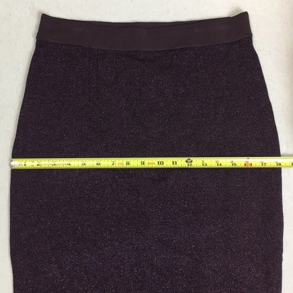 Rag & Bone Marie Metallic Lurex knit Pencil Skirt